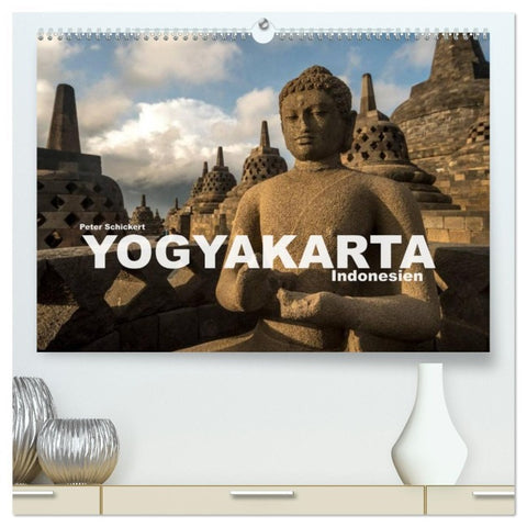Yogyakarta - Indonesien (hochwertiger Premium Wandkalender 2026 DIN A2 quer), Kunstdruck in Hochglanz