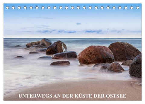 Unterwegs an der Küste der Ostsee (Tischkalender 2026 DIN A5 quer), CALVENDO Monatskalender