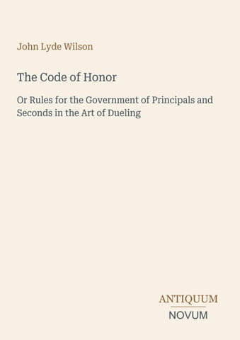 The Code of Honor