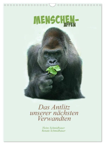 Menschenaffen - Das Antlitz unserer nächsten Verwandten (Wandkalender 2027 DIN A3 hoch), CALVENDO Monatskalender
