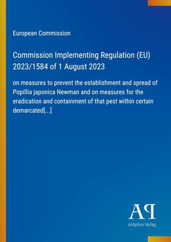 Commission Implementing Regulation (EU) 2023/1584 of 1 August 2023