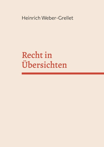 Recht in Übersichten