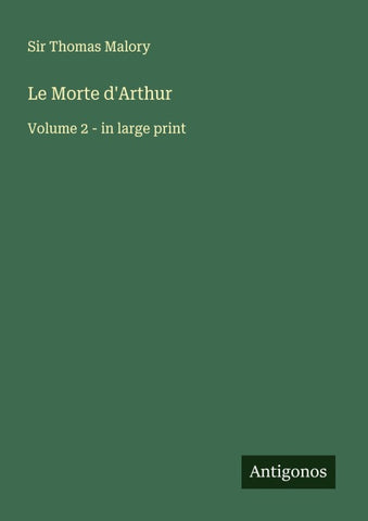 Le Morte d'Arthur