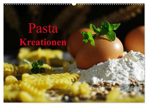 Pasta Kreationen (Wandkalender 2026 DIN A2 quer), CALVENDO Monatskalender
