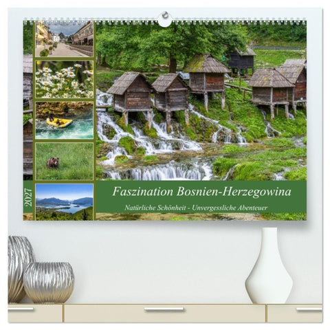 Faszination Bosnien-Herzegowina (hochwertiger Premium Wandkalender 2027 DIN A2 quer), Kunstdruck in Hochglanz