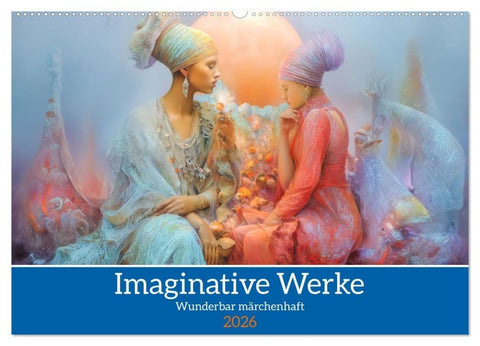 Imaginative Werke - Wunderbar märchenhaft (Wandkalender 2026 DIN A2 quer), CALVENDO Monatskalender