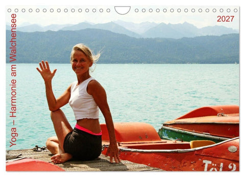 Yoga - Harmonie am Walchensee (Wandkalender 2027 DIN A4 quer), CALVENDO Monatskalender