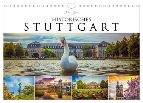 Historisches Stuttgart 2027 (Wandkalender 2027 DIN A4 quer), CALVENDO Monatskalender