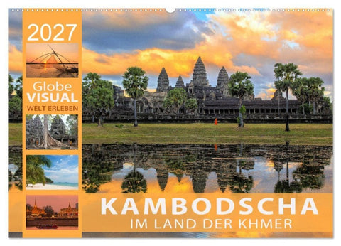 KAMBODSCHA - Im Land der Khmer (Wandkalender 2027 DIN A2 quer), CALVENDO Monatskalender