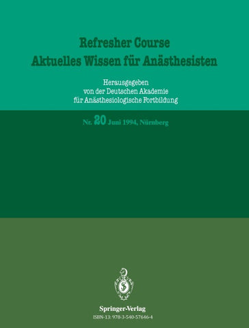 Aktuelles Wissen für Anästhesisten