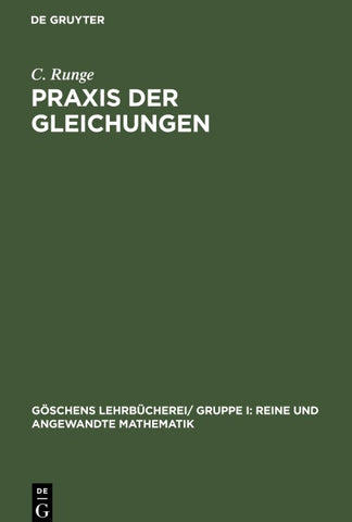 Praxis der Gleichungen