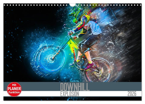 Downhill Explosion (Wandkalender 2026 DIN A3 quer), CALVENDO Monatskalender