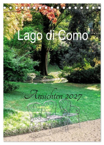 Lago di Como Ansichten 2027 (Tischkalender 2027 DIN A5 hoch), CALVENDO Monatskalender