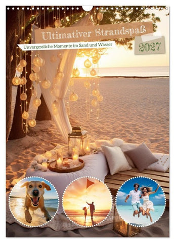 Ultimativer Strandspaß (Wandkalender 2027 DIN A3 hoch), CALVENDO Monatskalender