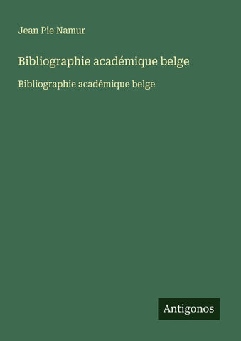 Bibliographie académique belge