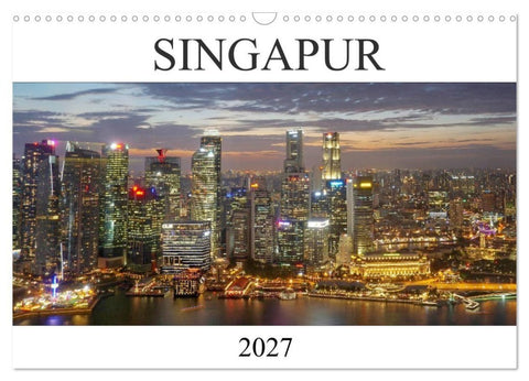 Singapur (Wandkalender 2027 DIN A3 quer), CALVENDO Monatskalender