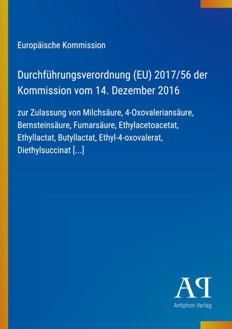 Durchführungsverordnung (EU) 2017/56 der Kommission vom 14. Dezember 2016