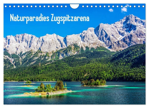 Naturparadies Zugspitzarena (Wandkalender 2027 DIN A4 quer), CALVENDO Monatskalender