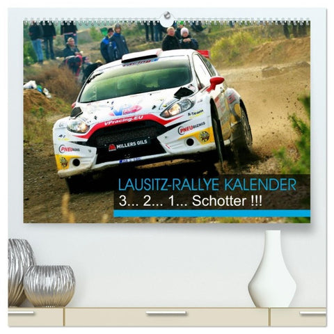 Lausitz-Rallye Kalender (hochwertiger Premium Wandkalender 2027 DIN A2 quer), Kunstdruck in Hochglanz