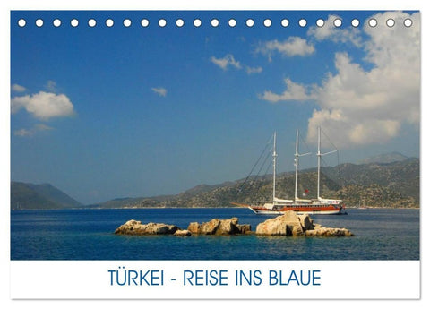Türkei - Reise ins Blaue (Tischkalender 2027 DIN A5 quer), CALVENDO Monatskalender