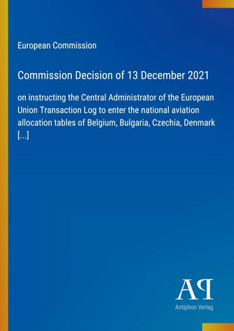 Commission Decision of 13 December 2021