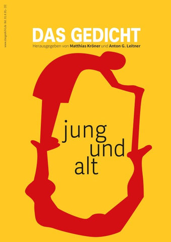 Das Gedicht. Zeitschrift /Jahrbuch für Lyrik, Essay und Kritik / DAS GEDICHT Bd. 33