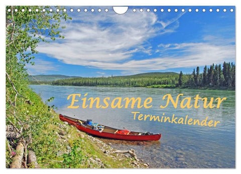 Einsame Natur - Terminkalender (Wandkalender 2027 DIN A4 quer), CALVENDO Monatskalender