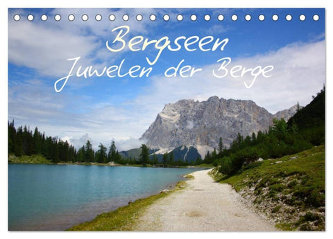 Bergseen - Juwelen der Berge (Tischkalender 2027 DIN A5 quer), CALVENDO Monatskalender