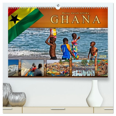 Reise durch Afrika - Ghana (hochwertiger Premium Wandkalender 2026 DIN A2 quer), Kunstdruck in Hochglanz
