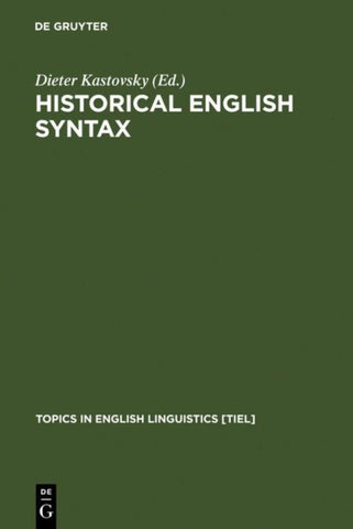 Historical English Syntax