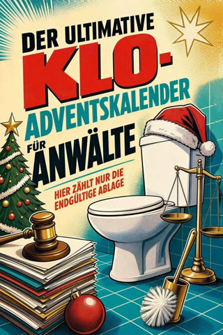 Der ultimative Klo-Adventskalender für Anwälte