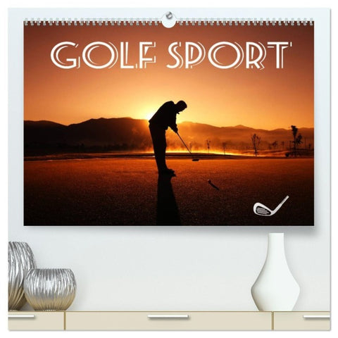 Golf Sport (hochwertiger Premium Wandkalender 2027 DIN A2 quer), Kunstdruck in Hochglanz