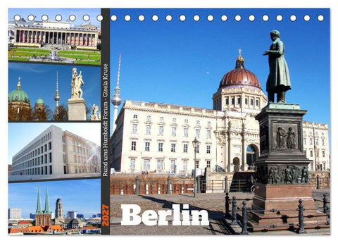 Berlin - Rund ums Humboldt Forum (Tischkalender 2027 DIN A5 quer), CALVENDO Monatskalender