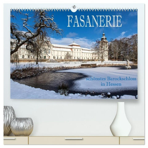 Fasanerie - schönstes Barockschloss Hessens (hochwertiger Premium Wandkalender 2027 DIN A2 quer), Kunstdruck in Hochglanz