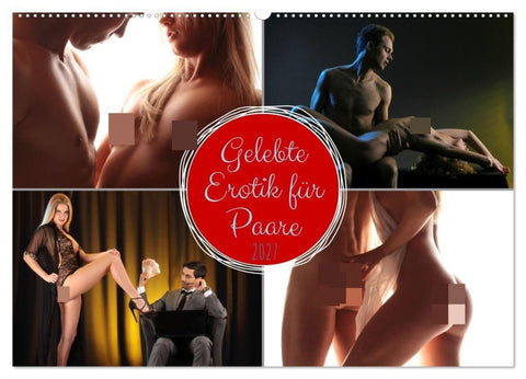 Gelebte Erotik für Paare (Wandkalender 2027 DIN A2 quer), CALVENDO Monatskalender