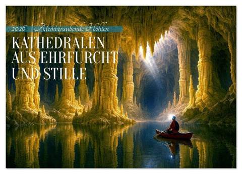 Kathedralen aus Ehrfurcht und Stille (Tischkalender 2026 DIN A5 quer), CALVENDO Monatskalender