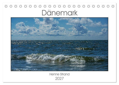 Dänemark - Henne Strand (Tischkalender 2027 DIN A5 quer), CALVENDO Monatskalender
