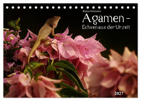 Agamen - Echsen aus der Urzeit (Tischkalender 2027 DIN A5 quer), CALVENDO Monatskalender