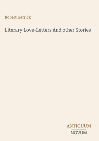 Literary Love-Letters And other Stories