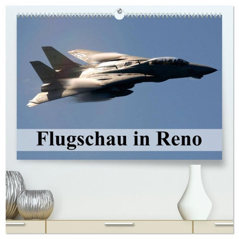Flugschau in Reno (hochwertiger Premium Wandkalender 2026 DIN A2 quer), Kunstdruck in Hochglanz
