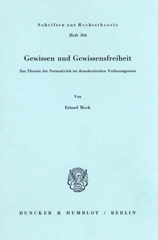 Gewissen und Gewissensfreiheit.