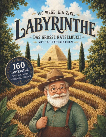 Labyrinthe - Das große Rätselbuch mit 160 Labyrinthen - 160 Wege.