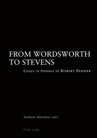 From Wordsworth to Stevens