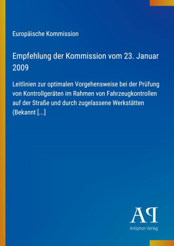 Empfehlung der Kommission vom 23. Januar 2009