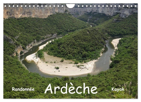 Ardèche - Randonnée & Kayak (Calendrier mural 2027 DIN A4 vertical), CALVENDO calendrier mensuel