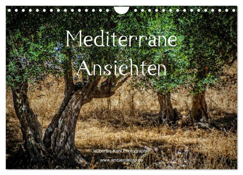 Mediterrane Ansichten 2026 (Wandkalender 2026 DIN A4 quer), CALVENDO Monatskalender