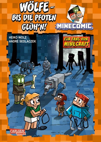 Wölfe – bis die Pfoten glüh'n! – Ein Comic für Fans von Minecraft
