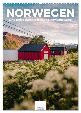 Norwegen - Eine Reise durch das skandinavische Land. (Wandkalender 2026 DIN A2 hoch), CALVENDO Monatskalender