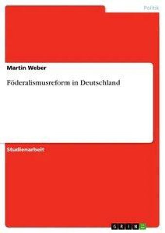 Föderalismusreform in Deutschland