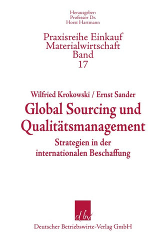 Global Sourcing und Qualitätsmanagment.